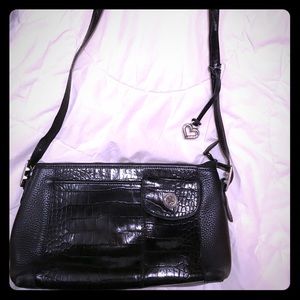 Small Black Leather Purse